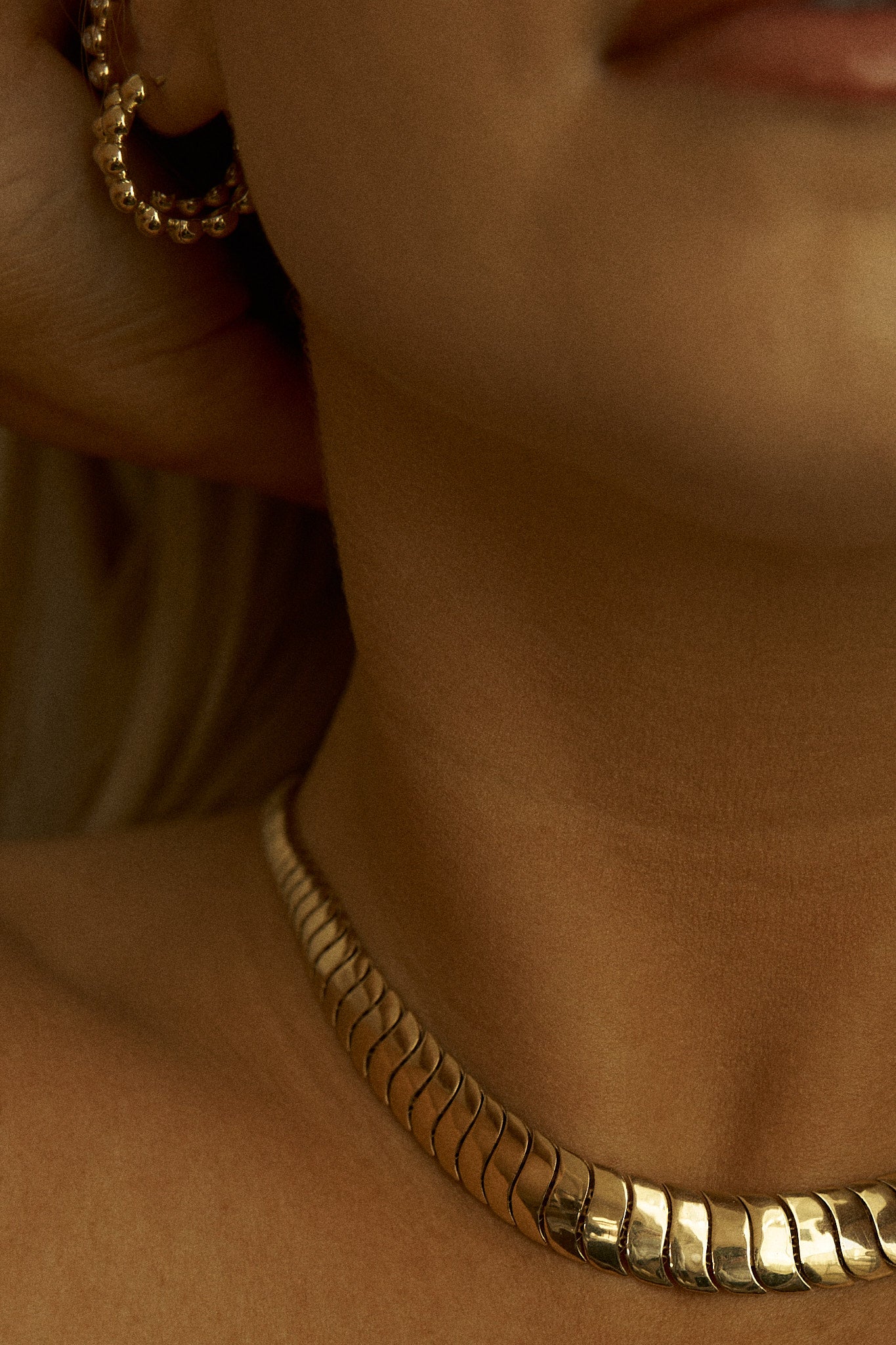 'LENNOX' Gold Snake Necklace