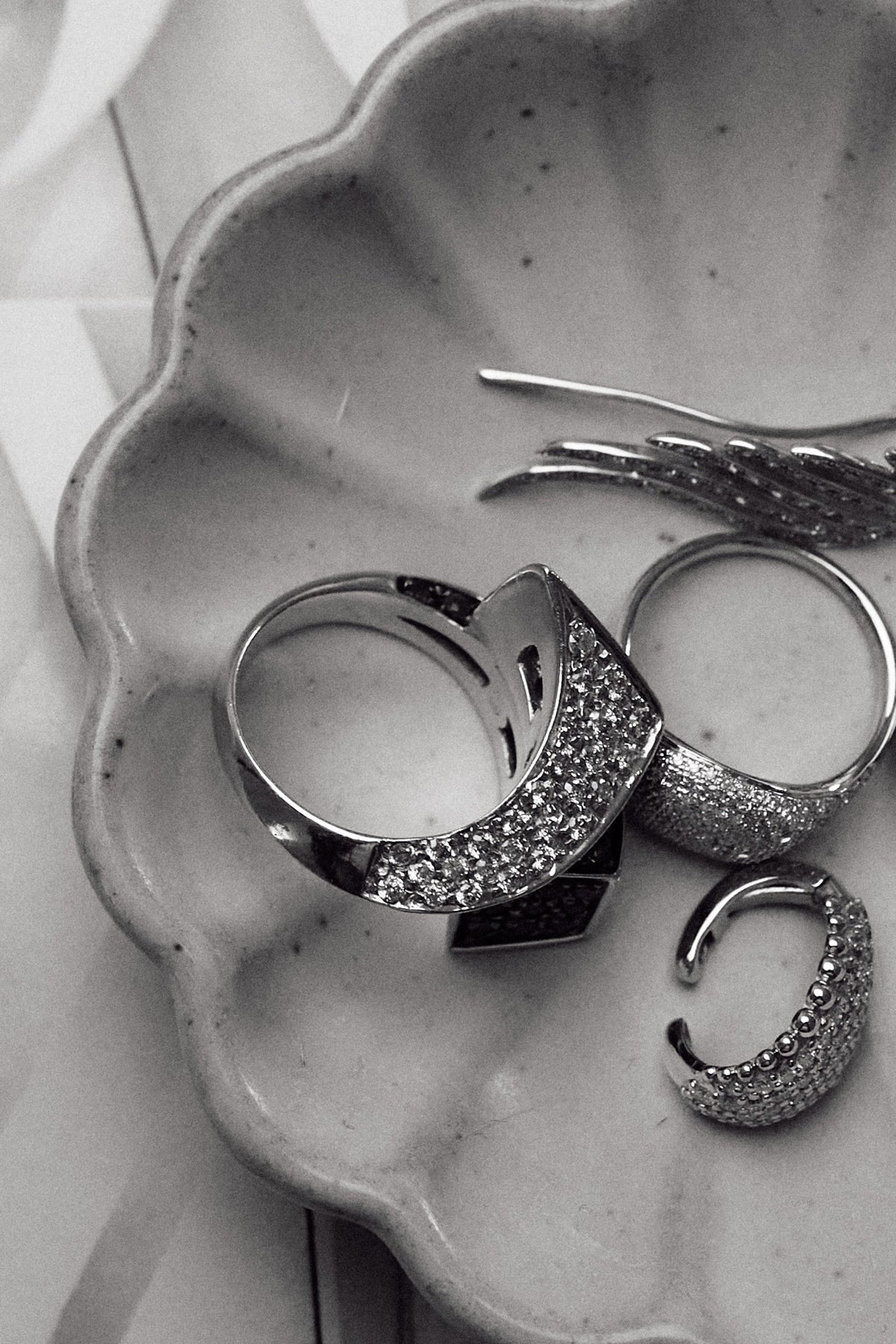 Large diamond cuff